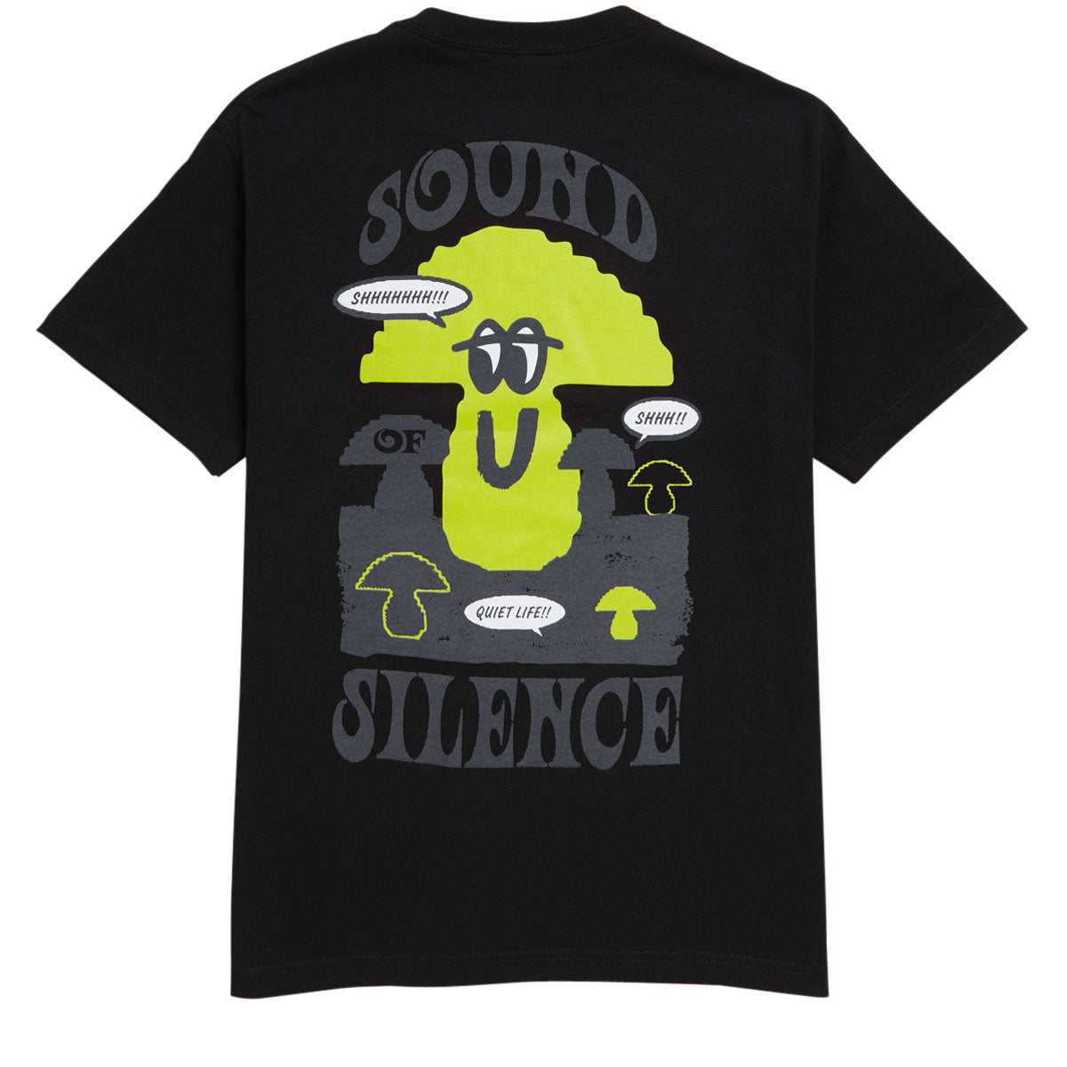 The Quiet Life Sound of Silence T-Shirt - Black image 1