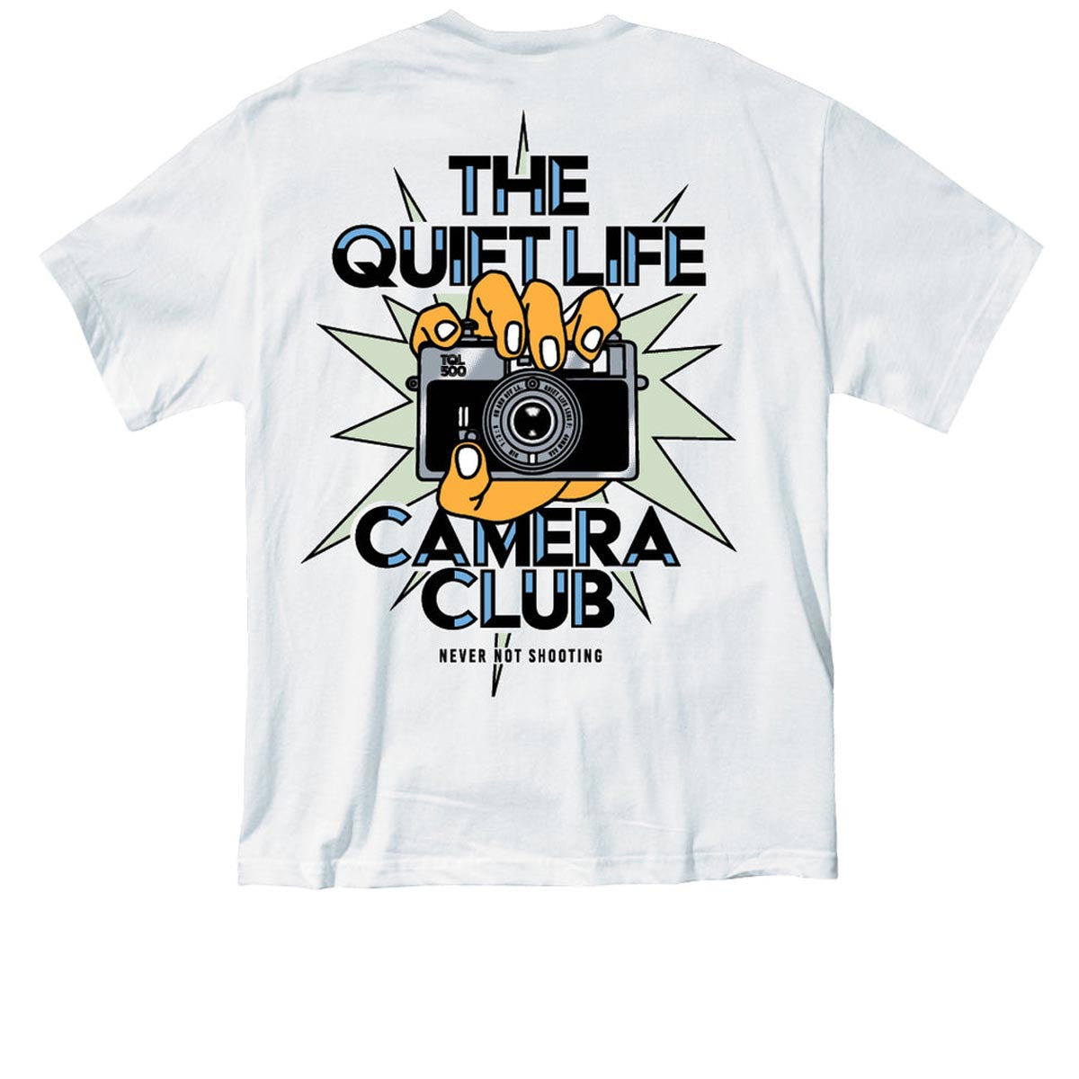 The Quiet Life Camera Club Burst T-Shirt - White image 1