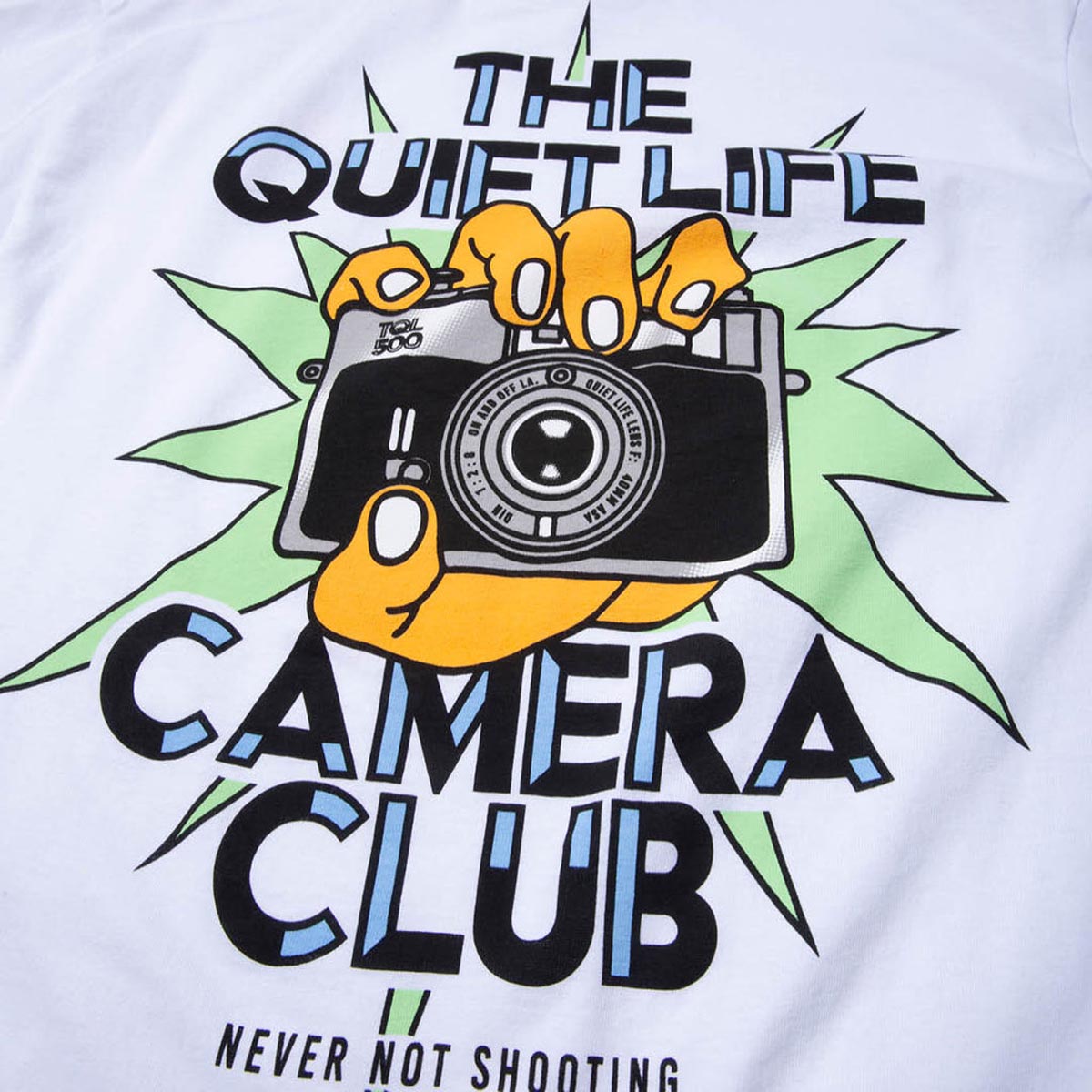 The Quiet Life Camera Club Burst T-Shirt - White image 3