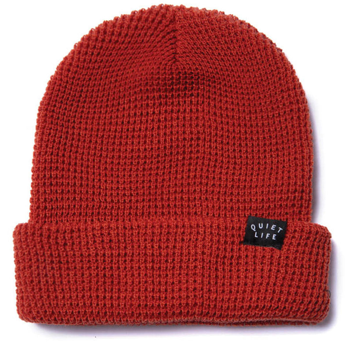 The Quiet Life Waffle Beanie - Rust image 1