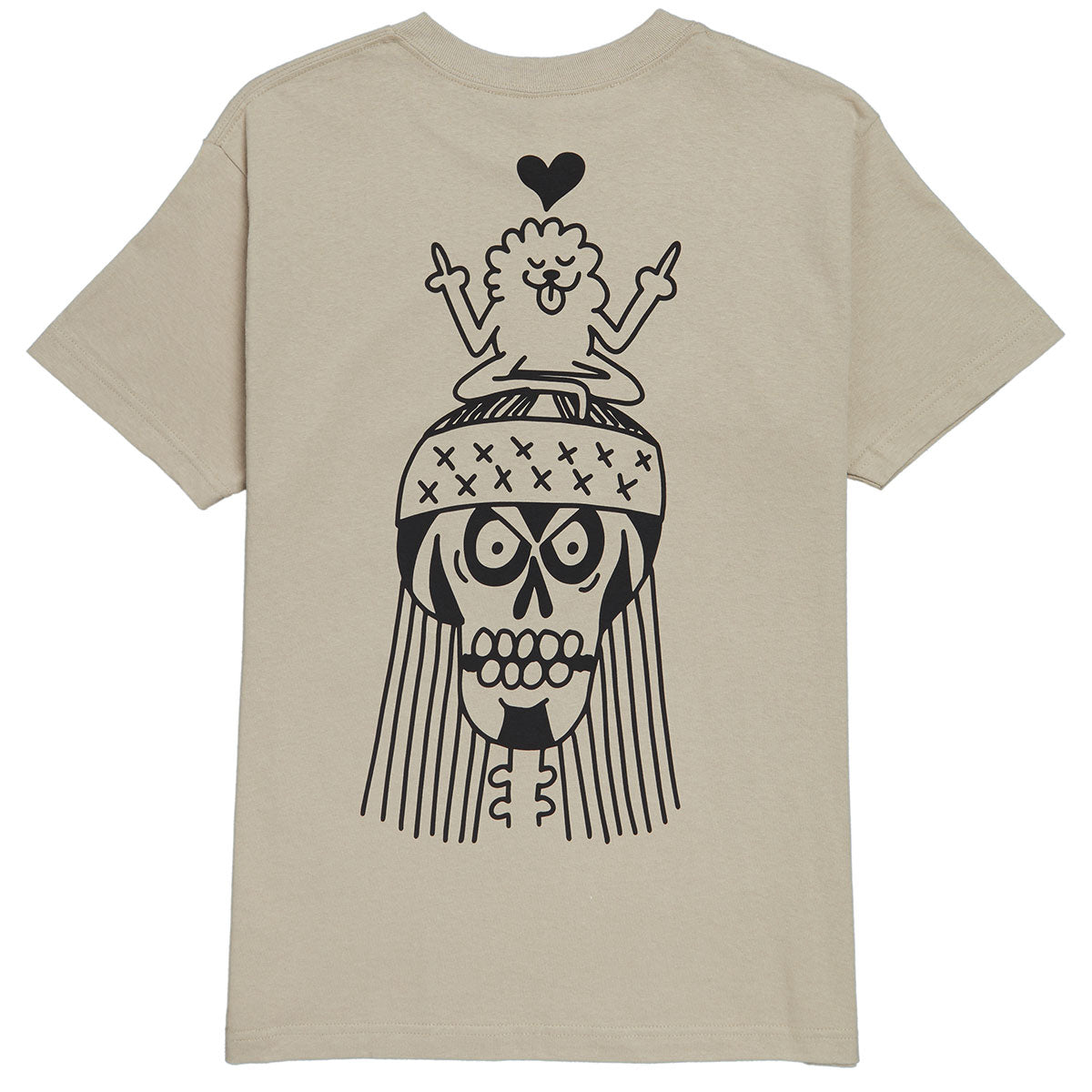 The Quiet Life x Jay Howell Doodle T-Shirt - Sand image 1