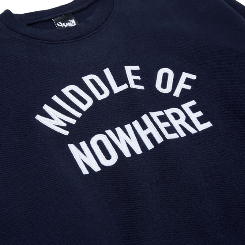 The Quiet Life Middle Of Nowhere Applique Sweatshirt - Navy