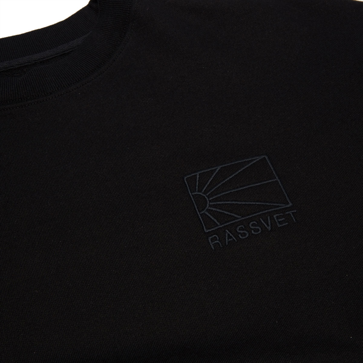 Rassvet Mini Logo Crewneck Sweatshirt - Black image 2