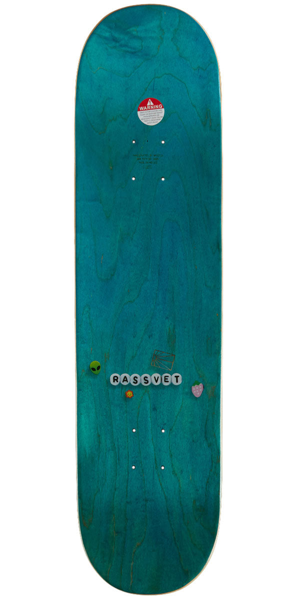 Rassvet Bracelet Skateboard Complete - White - 8.25
