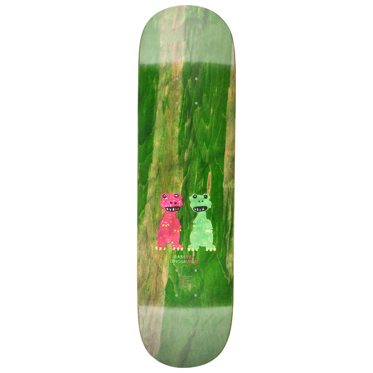Rassvet Rassvet Biais Dino Skateboard Deck - Pink - 8.40