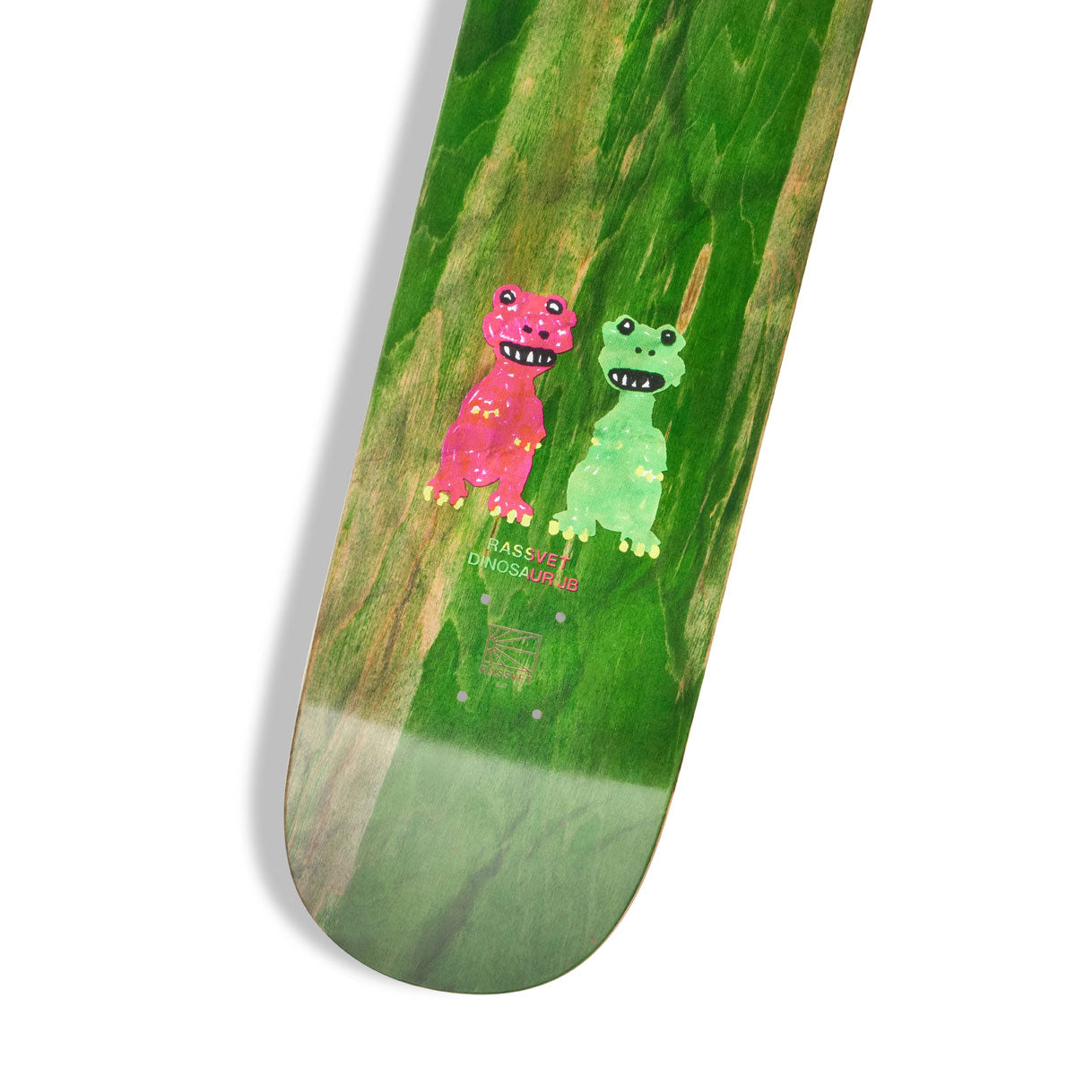 Rassvet Rassvet Biais Dino Skateboard Deck - Pink - 8.40