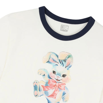 Rassvet Bunny Ringer T-Shirt - White