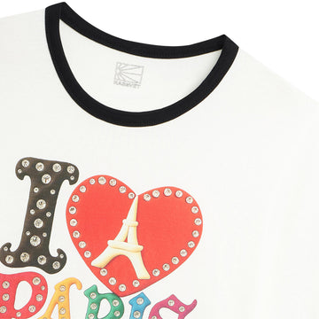 Rassvet Jewel Ringer T-Shirt - Off White