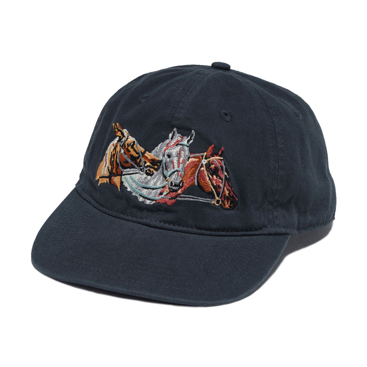 Helas Horses Hat - Navy image 1