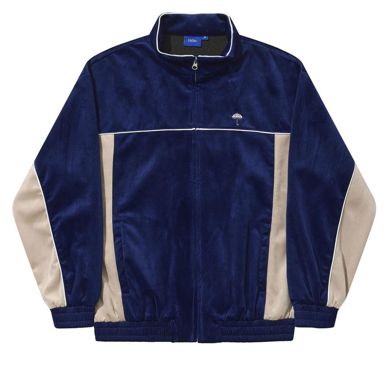 Helas Donny Tracksuit Jacket - Navy/Beige