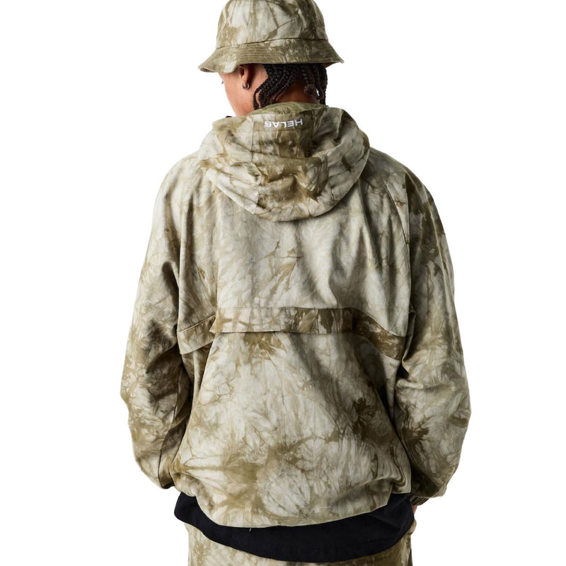 Helas Tie Camo Quarter Zip Tie Dye Jacket - Beige