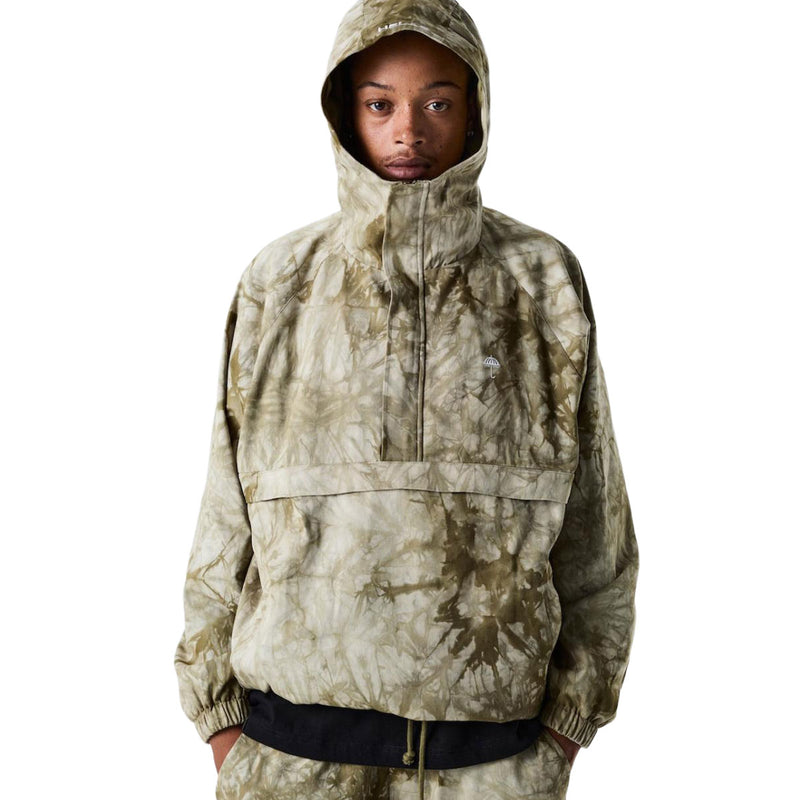 Helas Tie Camo Quarter Zip Tie Dye Jacket - Beige