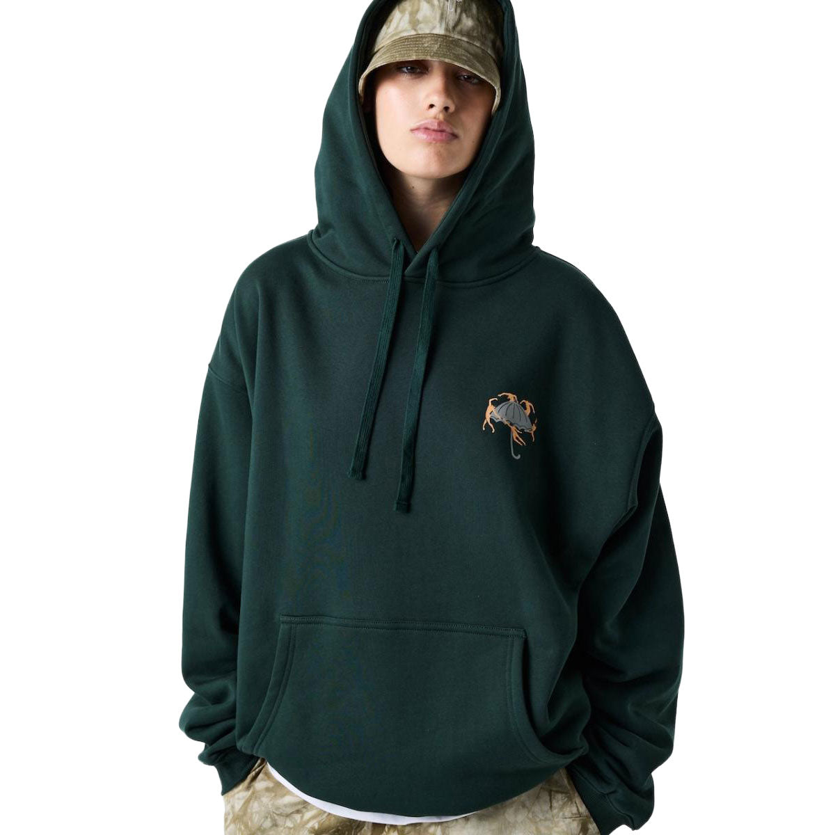 Helas Dancing Hoodie - Forest Green image 3