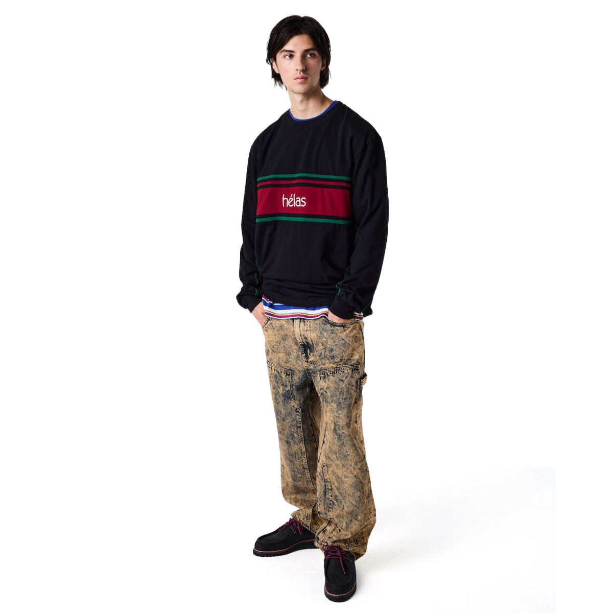 Helas Clint Long Sleeve T-Shirt - Black image 5
