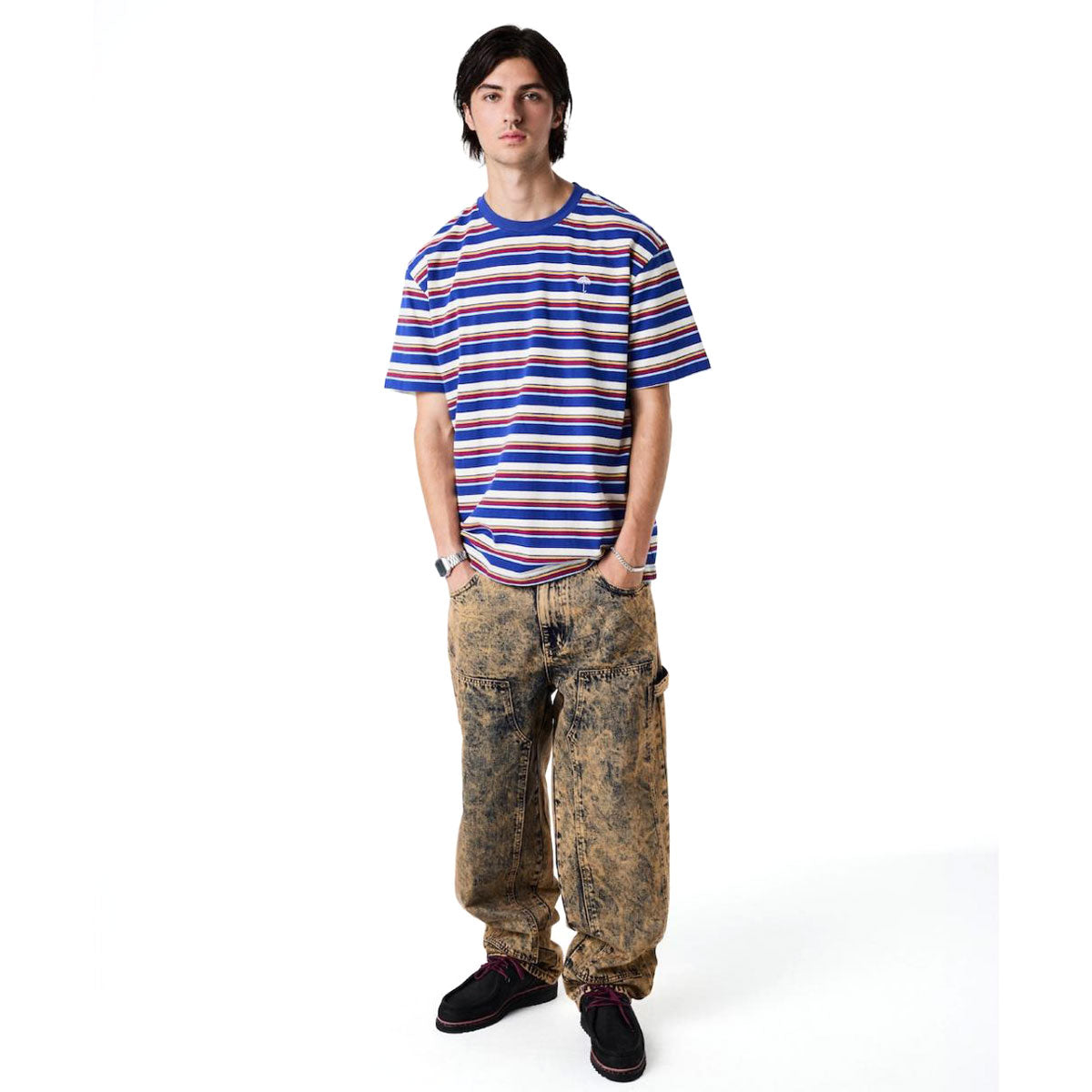 Helas Rayo Striped T-Shirt - Blue image 4