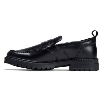 Hours Is Yours Cohiba PD Lug Loafer Shoes - Black