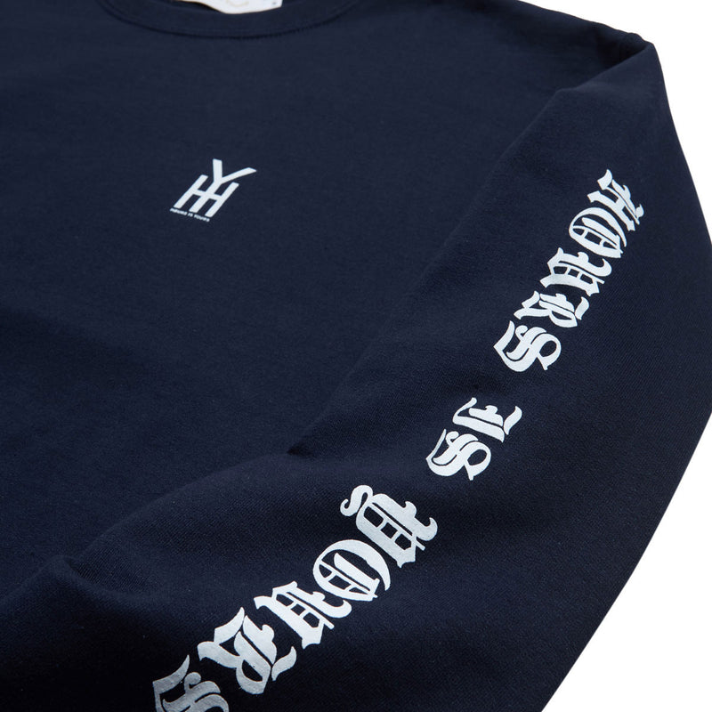 Hours Is Yours Old E Crew Sweatshirt - Navy