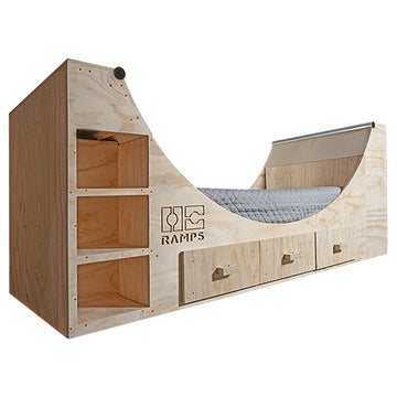OC Ramps Half Pipe Ramp Bed