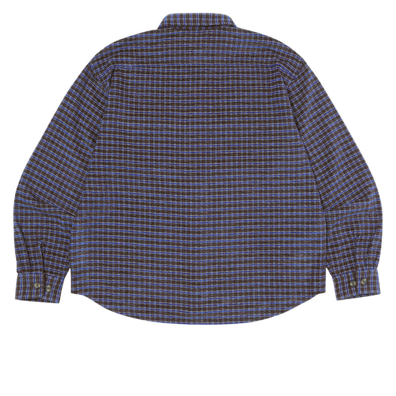 XLarge Long Sleeve Plaid Shirt - Brown