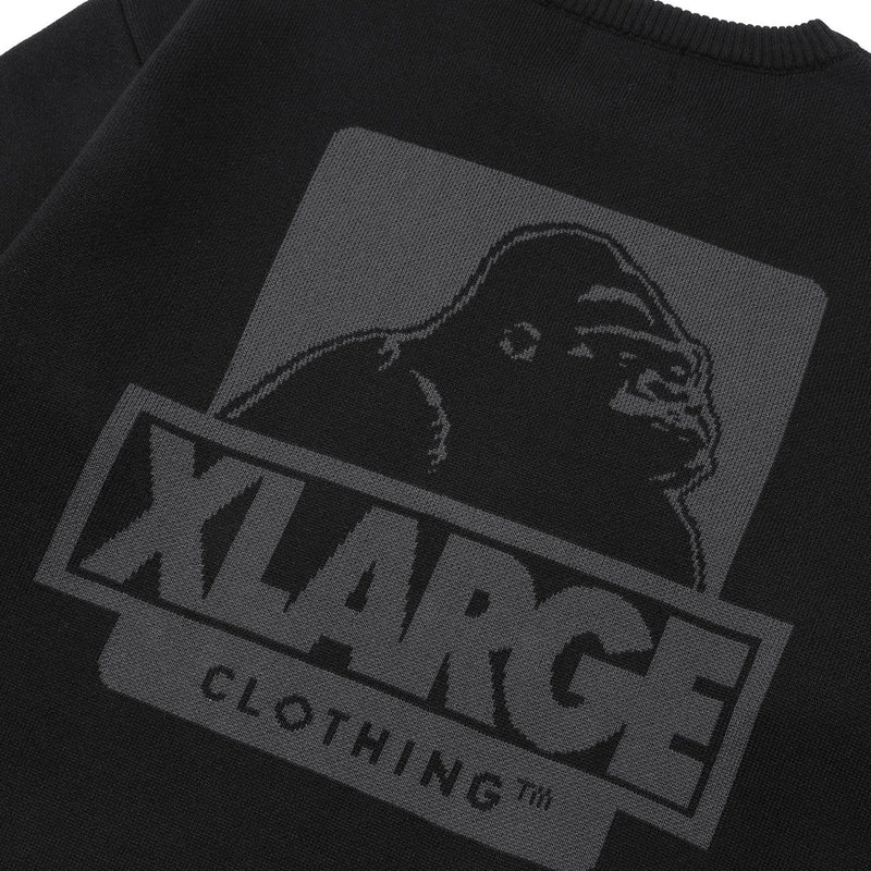 XLarge Backside OG Crewneck Sweatshirt - Black