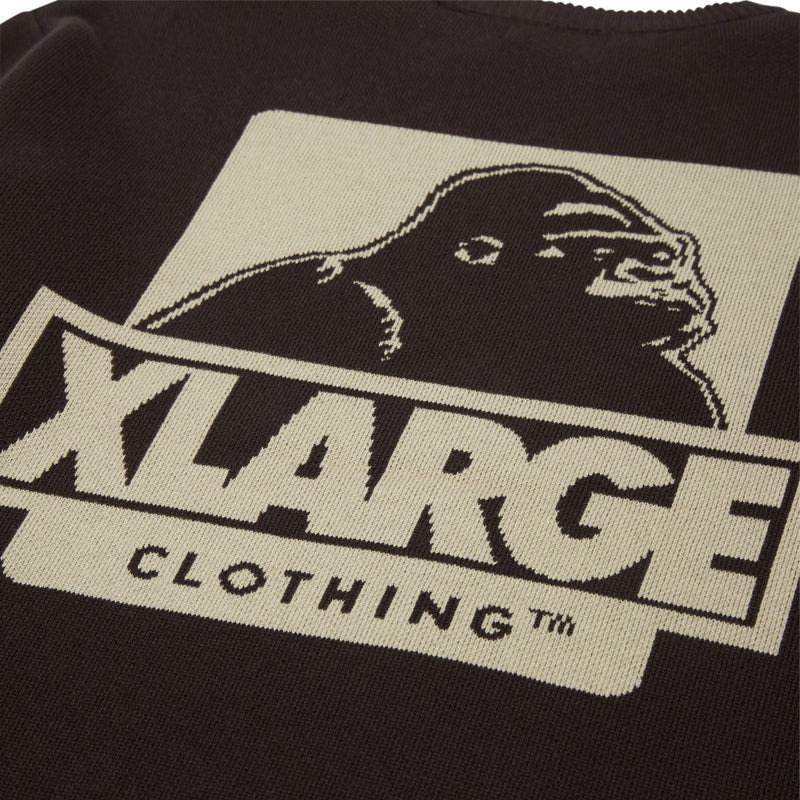 XLarge Backside OG Crewneck Sweatshirt - Brown