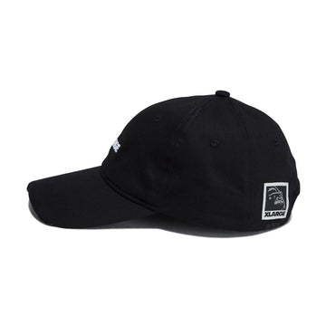 XLarge Label Brand 6 Panel Hat - Black