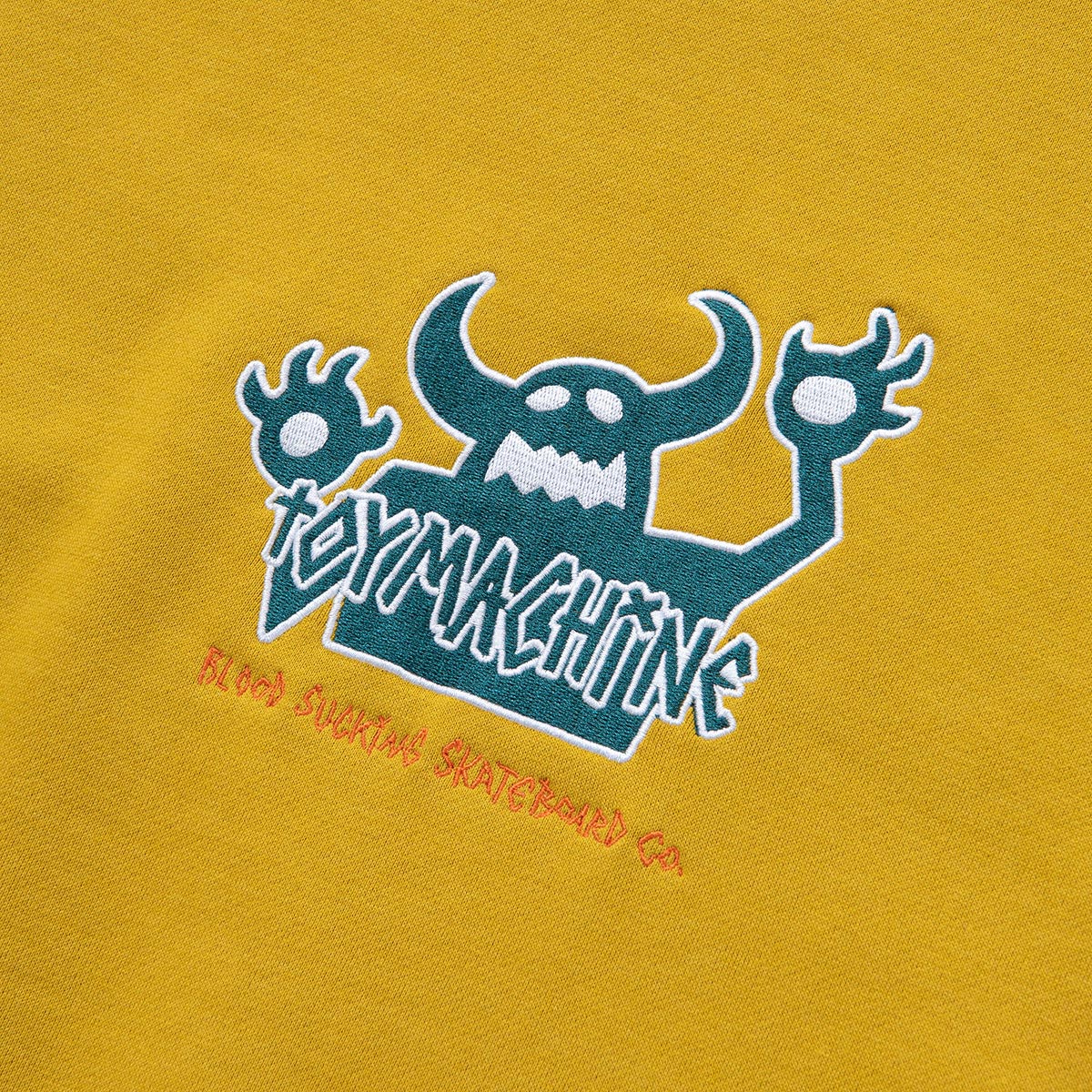 Toy Machine Og Monster Rib Line Crew Sweatshirt - Mustard image 2