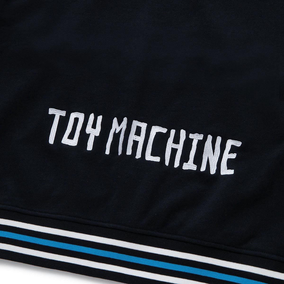 Toy Machine Lightning Eye Rib Line Sweat Half Zip Sweatshirt - Black image 3