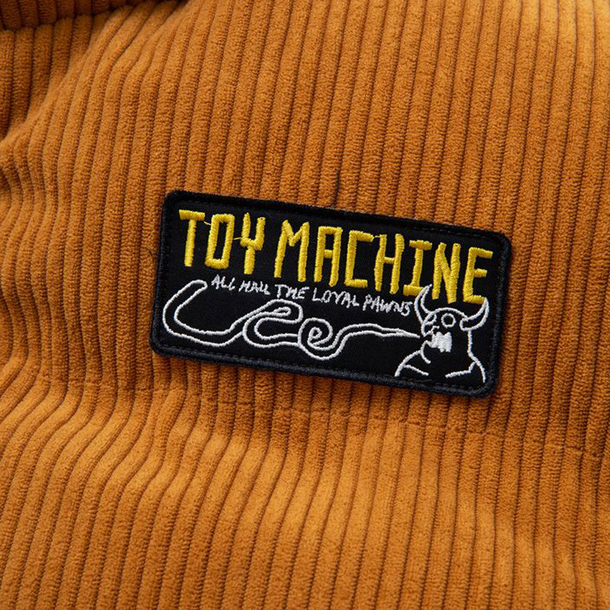 Toy Machine Corduroy Puffer Jacket - Mustard image 2