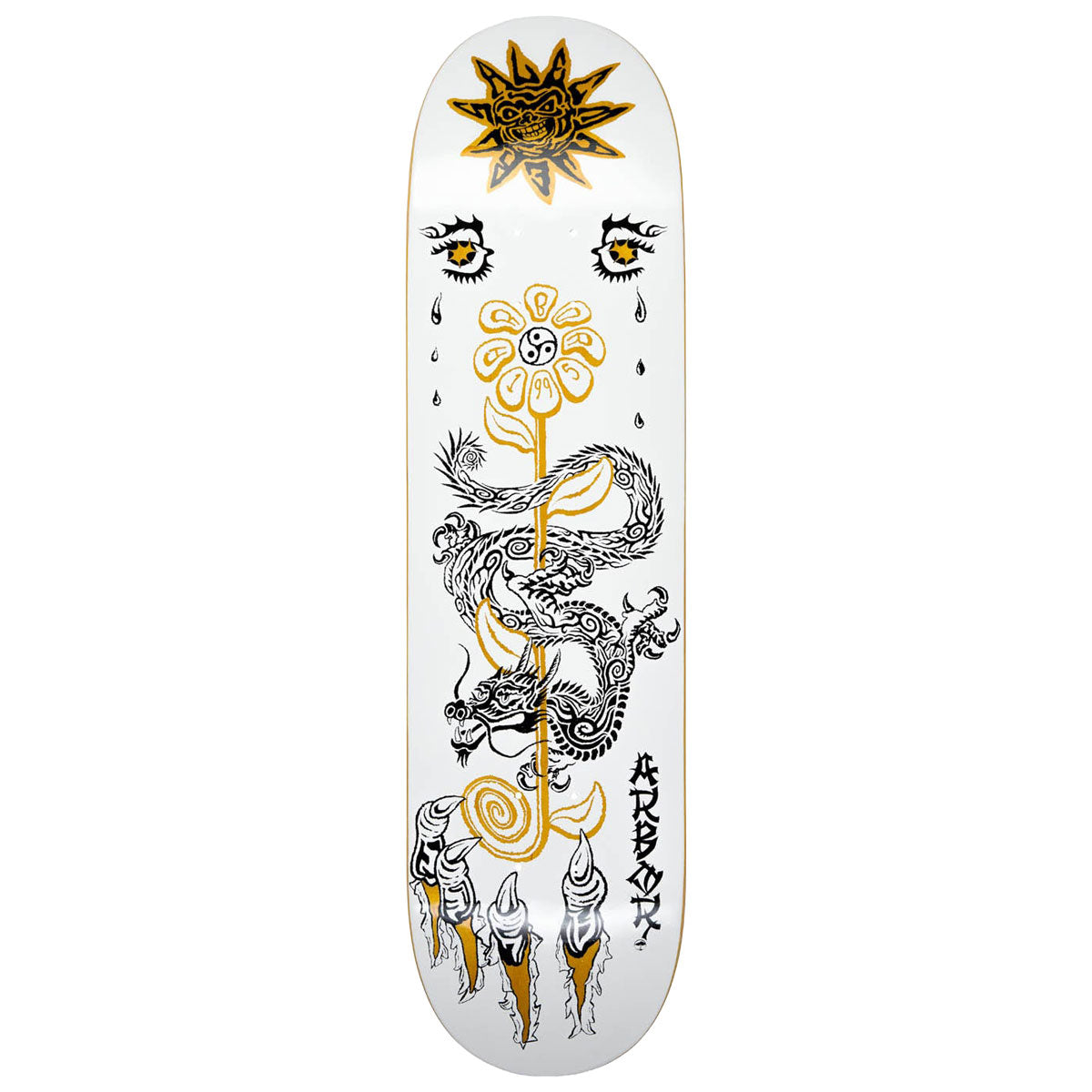 Arbor Alec Majerus Lucky Dragon Skateboard Deck - 8.25