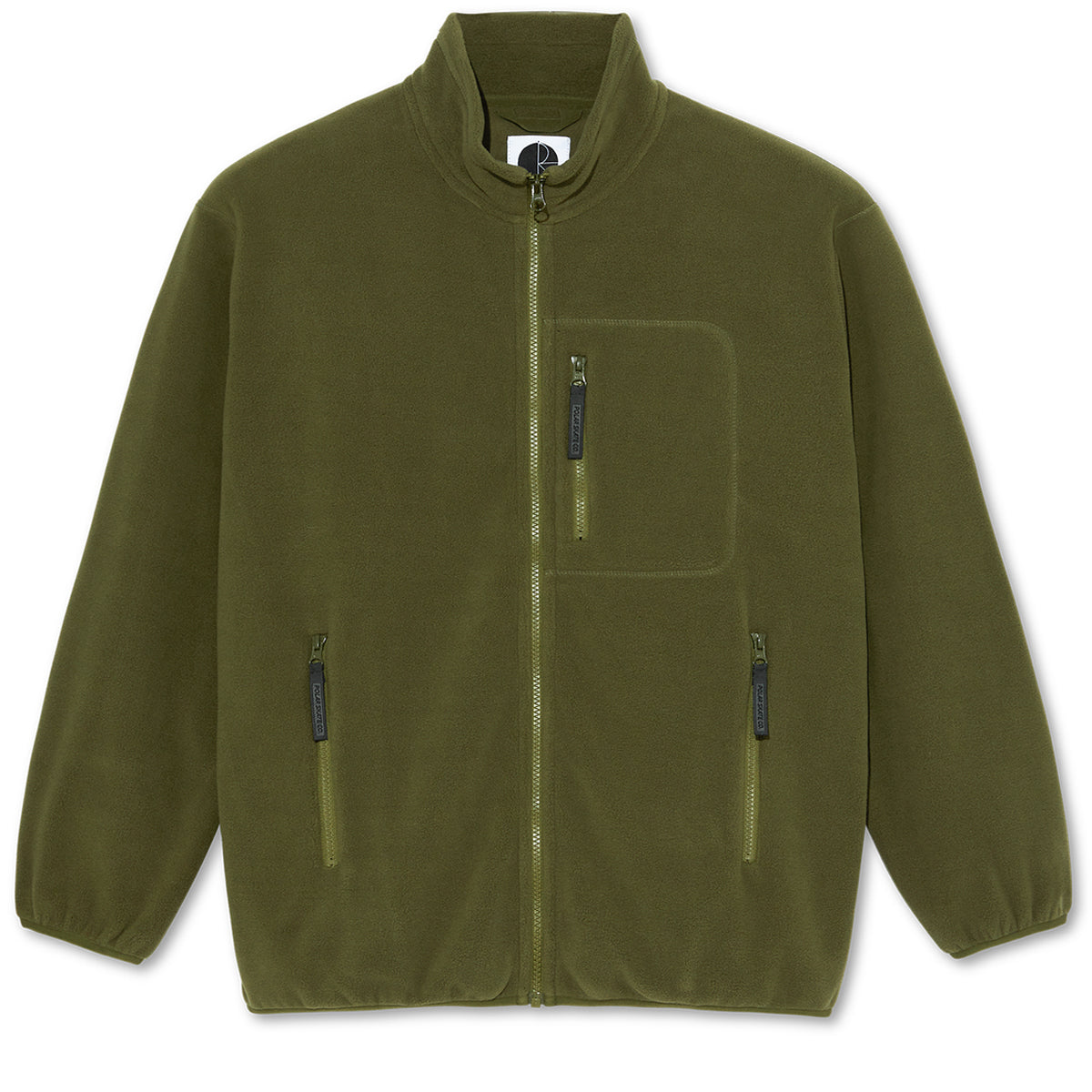 Polar Basic Fleece Jacket - Army Green image 1
