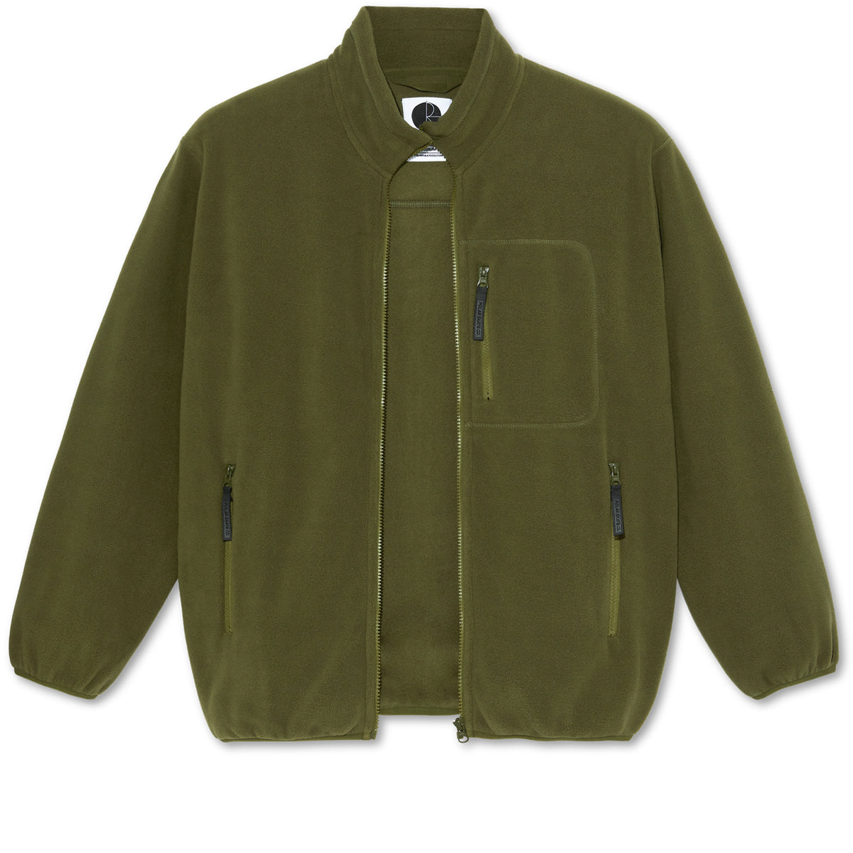 Polar Basic Fleece Jacket - Army Green image 4