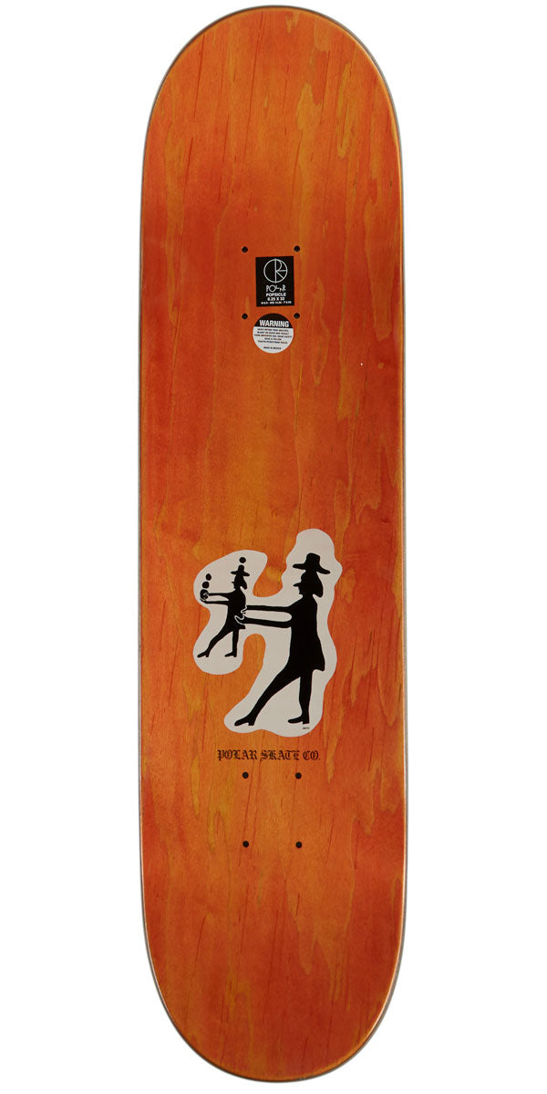 Polar Shin Sanbongi Contact Skateboard Deck - White - 8.25