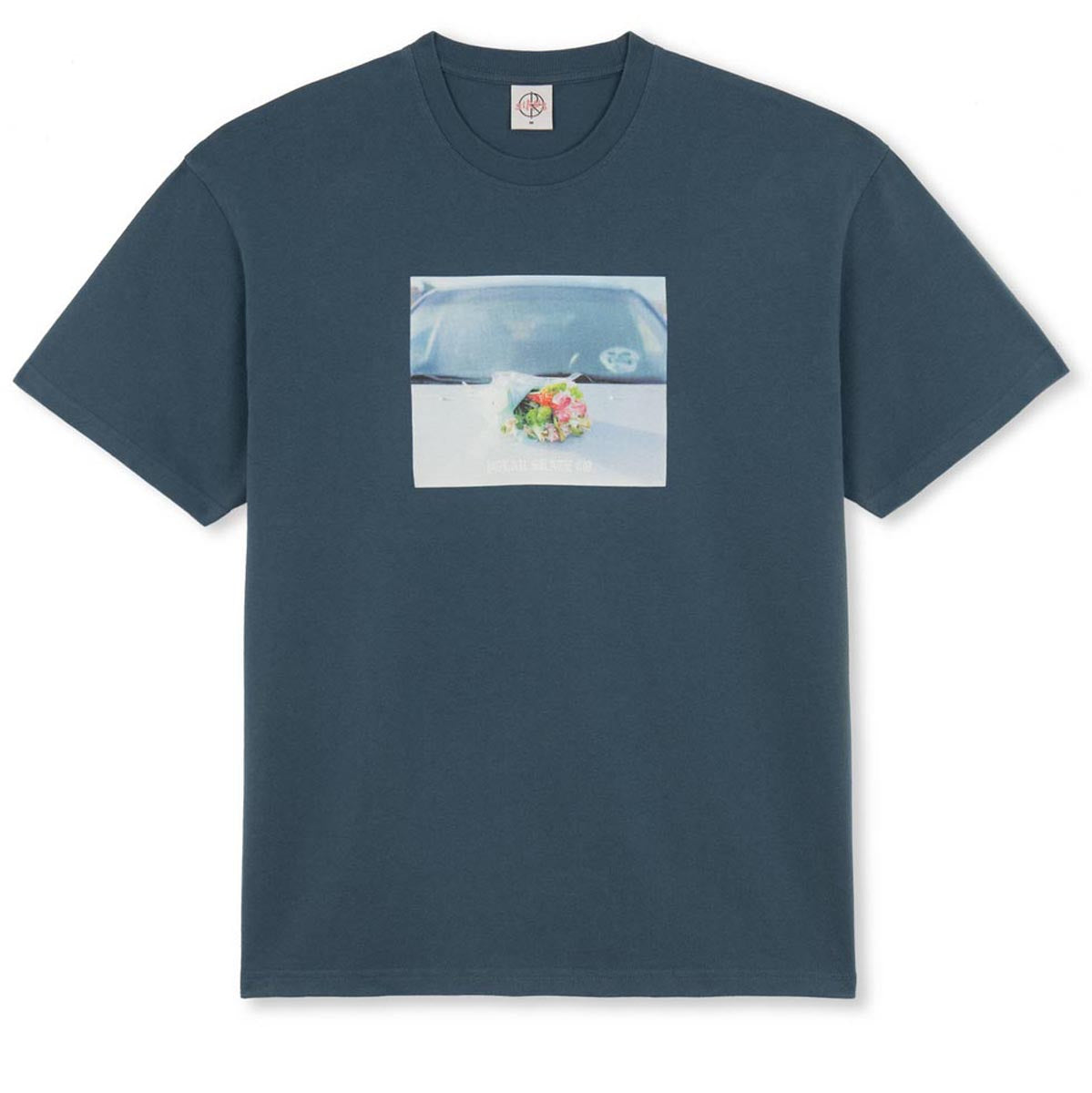 Polar Dead Flowers T-Shirt - Grey Blue image 1