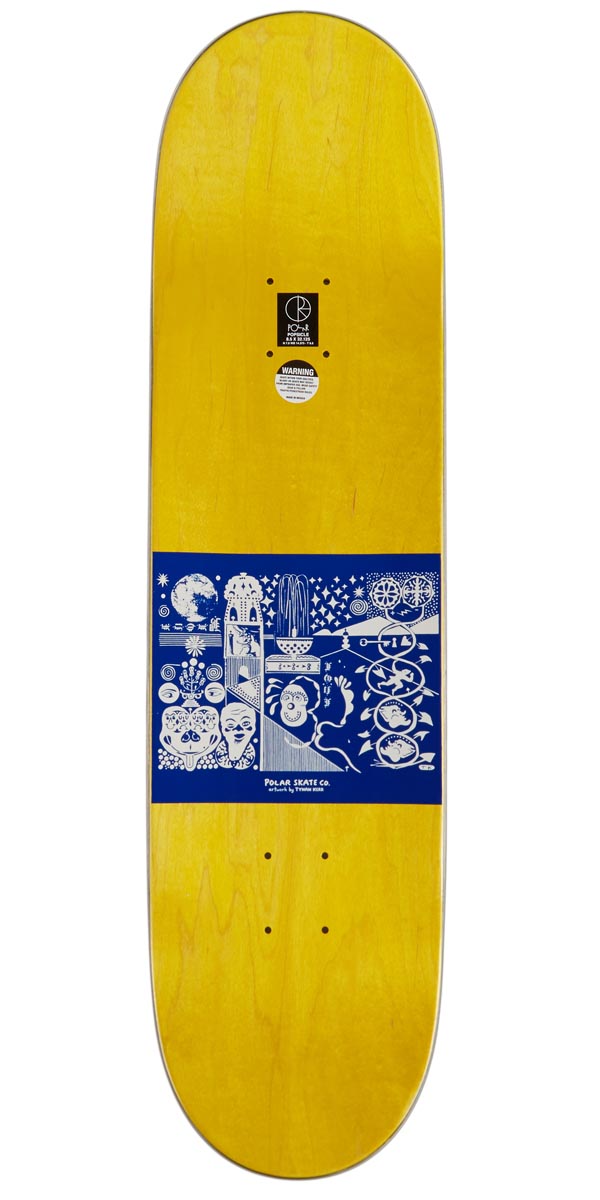 Polar Shin Sanbongi The Spiral of Life Skateboard Deck - Olive - 8.50