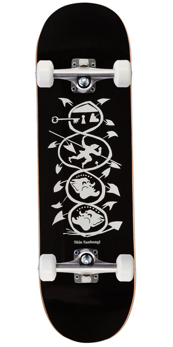 Polar Shin Sanbongi The Spiral of Life Skateboard Complete - Black - 8.25