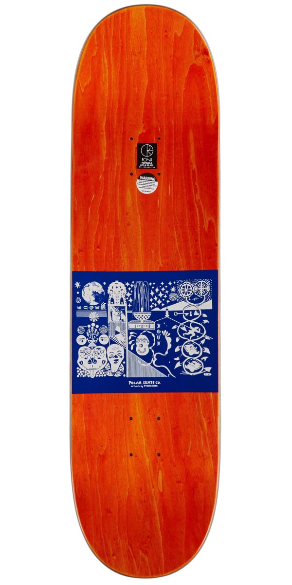 Polar Shin Sanbongi The Spiral of Life Skateboard Deck - Black - 8.75