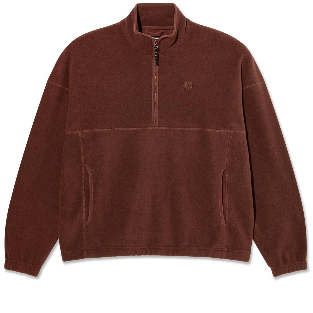 Polar Ivan Half Zip Sweatshirt - Wine image 1