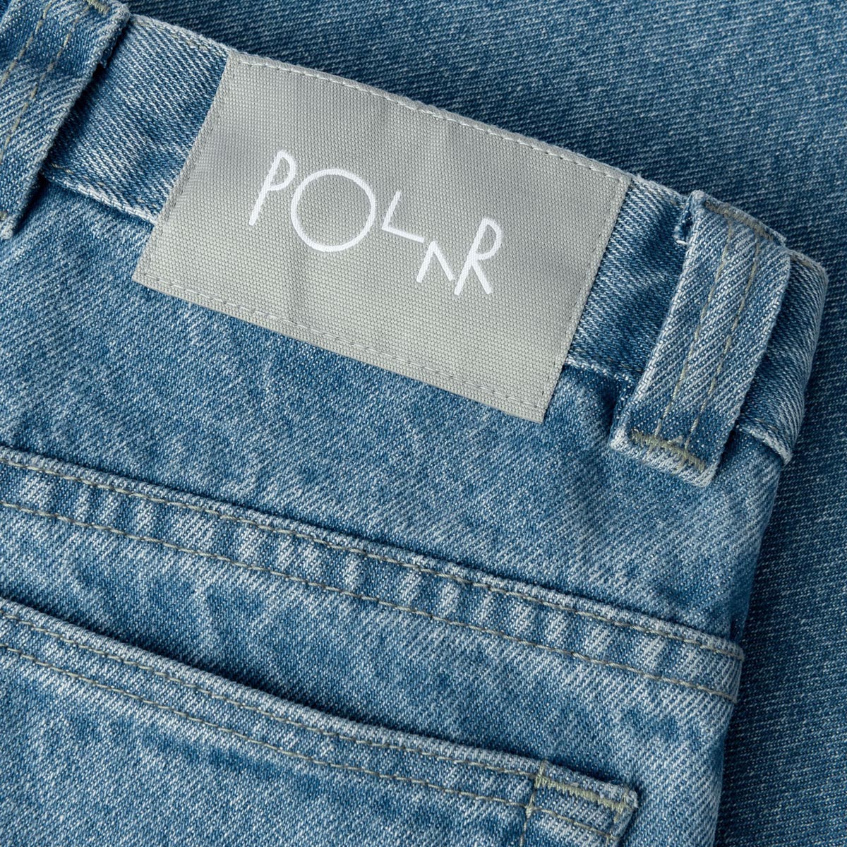 週末限定価格soor ploom light denim 7y IRIS mom mid-rise light blue 5-pocket cropped jeans - Light