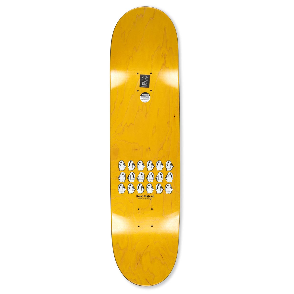 Polar Dane Brady Mia Skateboard Deck - Grey - 8.00