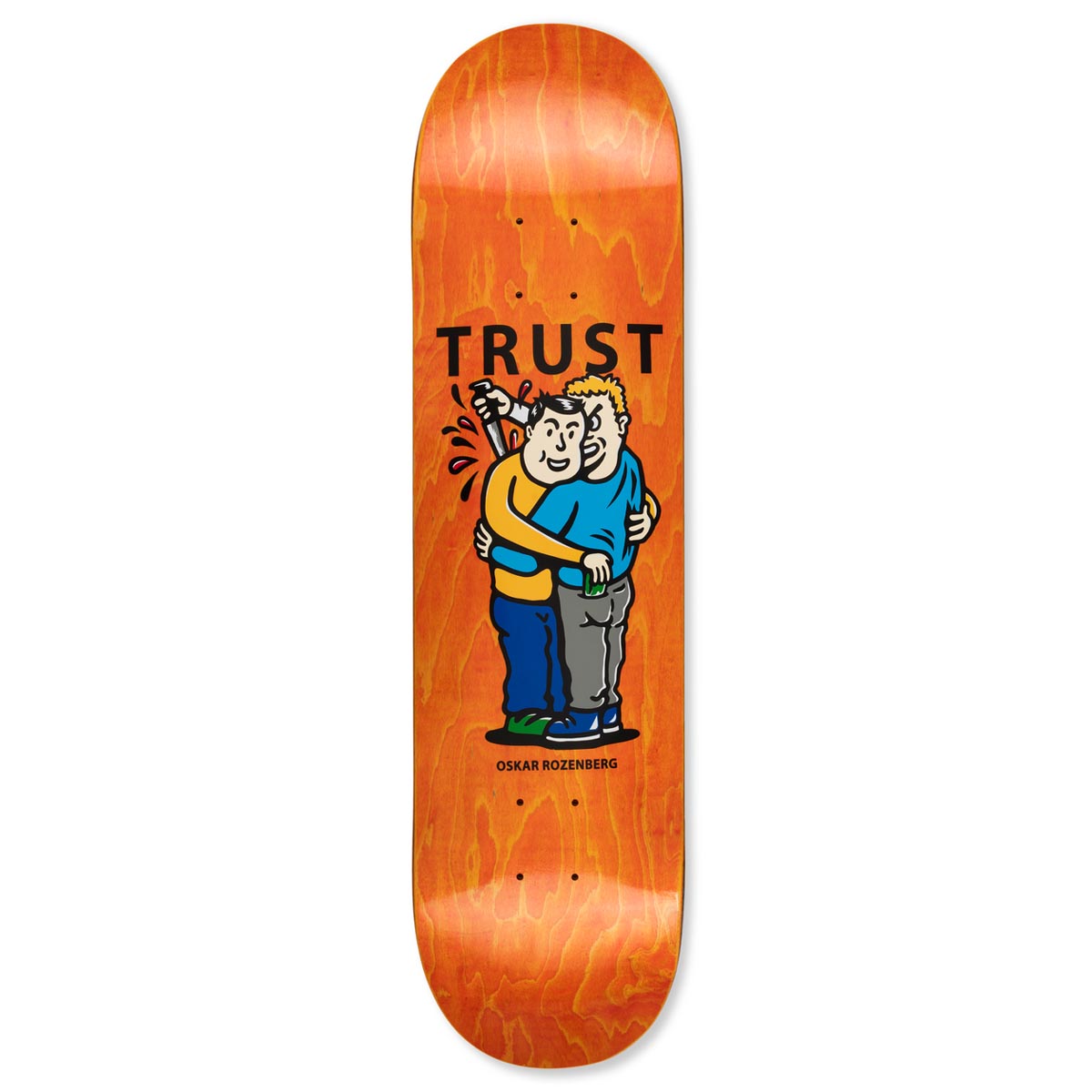 Polar Oskar Rozenberg Trust Skateboard Deck - Assorted Stains - 8.25