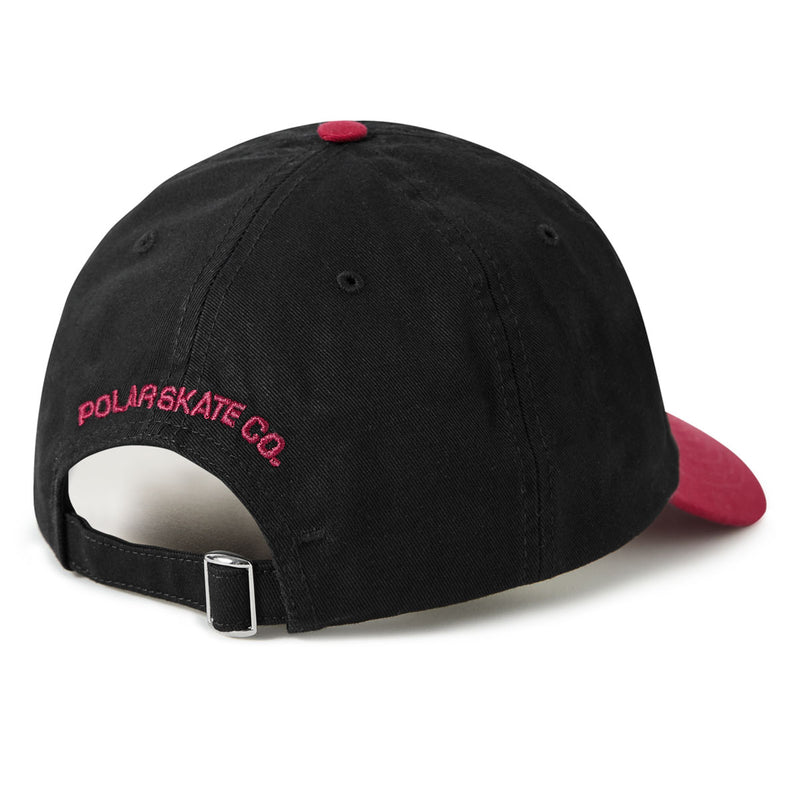 Polar Stroke Logo Sai Hat - Black/Redcurrant