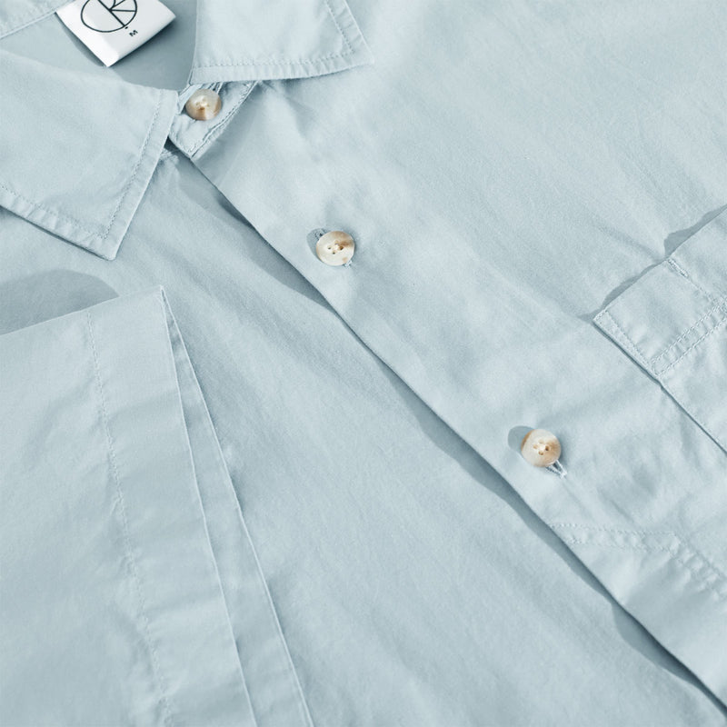 Polar Mitch Long Sleeve Shirt - Dove Blue