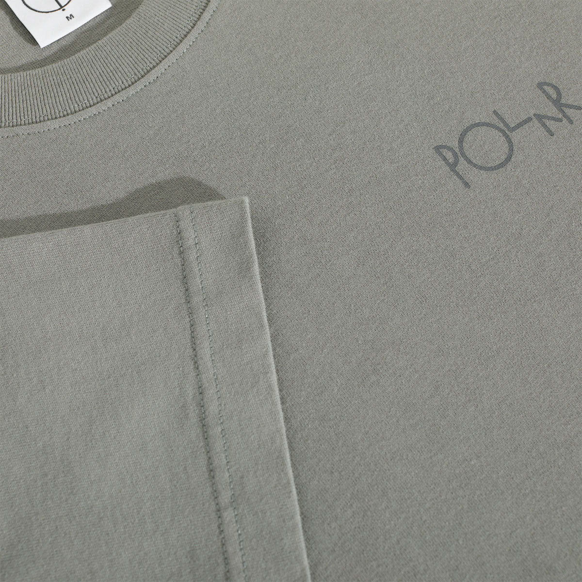 Polar Stroke Logo Contrast T-Shirt - Grey image 3