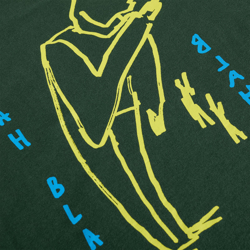 Polar Blah Blah Blah T-Shirt - Dark Green