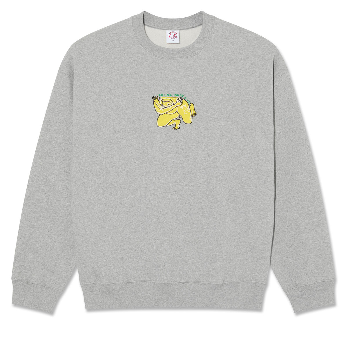 トップス Huberstore Crewneck Sweat shirt XL Buy Blue Heavy Boucle/Embroidery Graphic Crew Neck