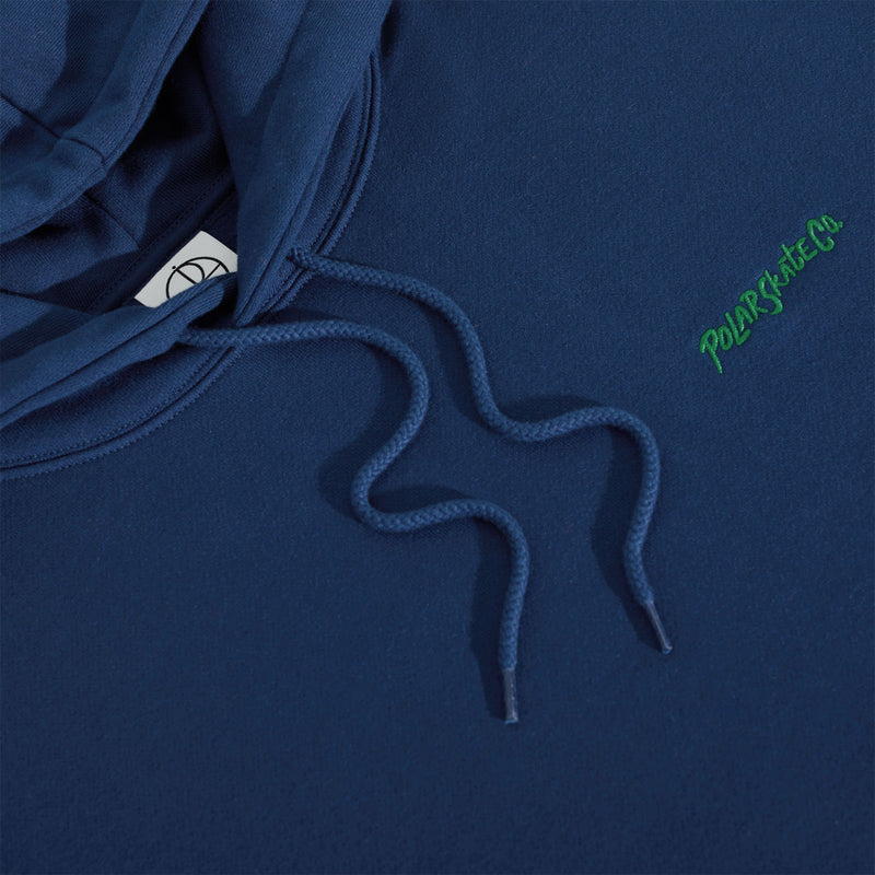 Polar Dave Surf Logo Hoodie - Deep Royal Blue