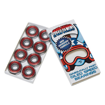 Speed Demons Stars Abec 5 Bearings - Red