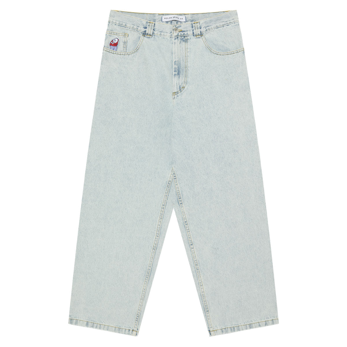 Polar Big Boy OG Logo Jeans - Light Blue