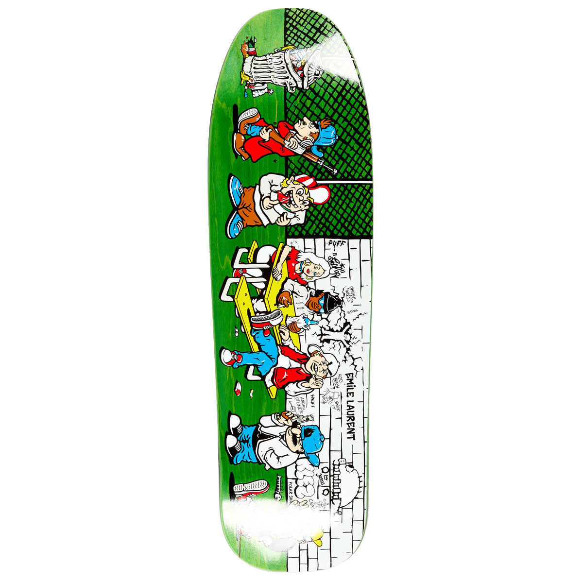 Polar Emile Laurent High School D1 Shape Skateboard Deck - 9.25